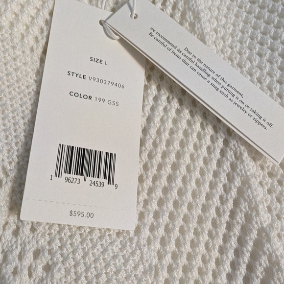 Vince Sleeveless Sweater Macrame Midi Dress - Picture 2 of 16